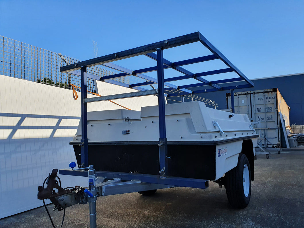 custom mild steel camping trailer job